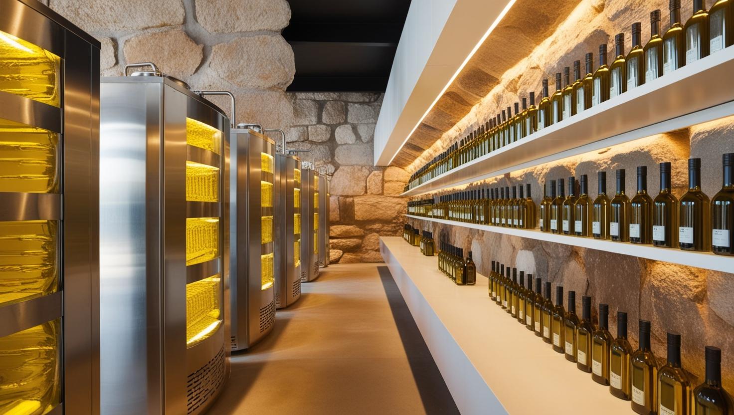 Almazara y selección de aceites